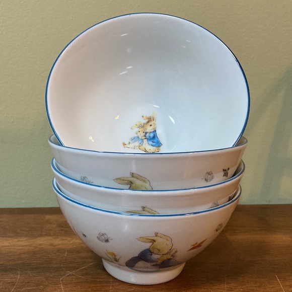 PETER RABBIT Other - PETER RABBIT CLASSIC CERAMIC CEREAL BOWLS SET OF 4